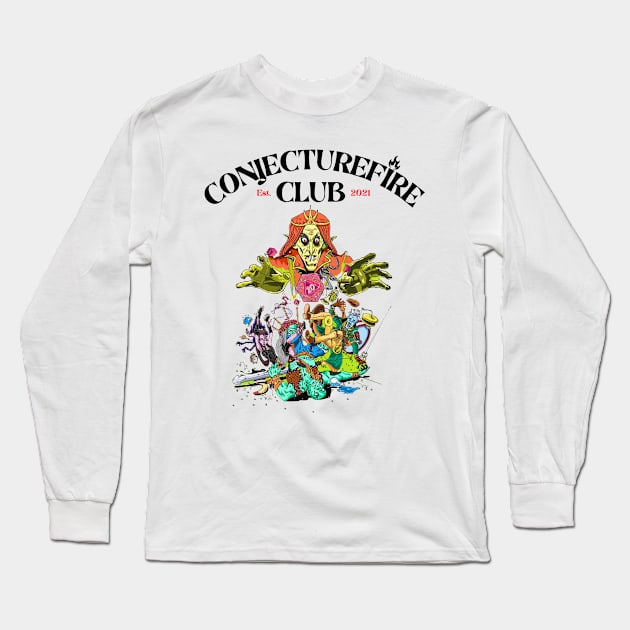 Conjecturefire Club Long Sleeve T-Shirt by The Conjecturing: A Horror-ish Podcast